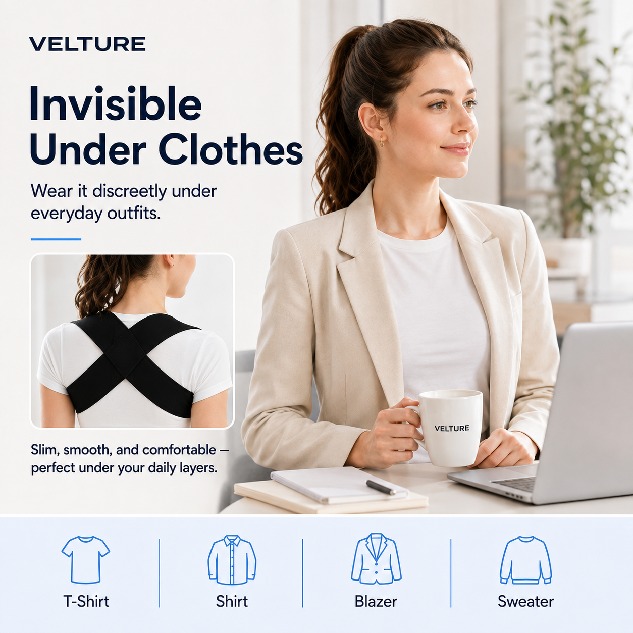 Velture Align™ Posture Support Strap