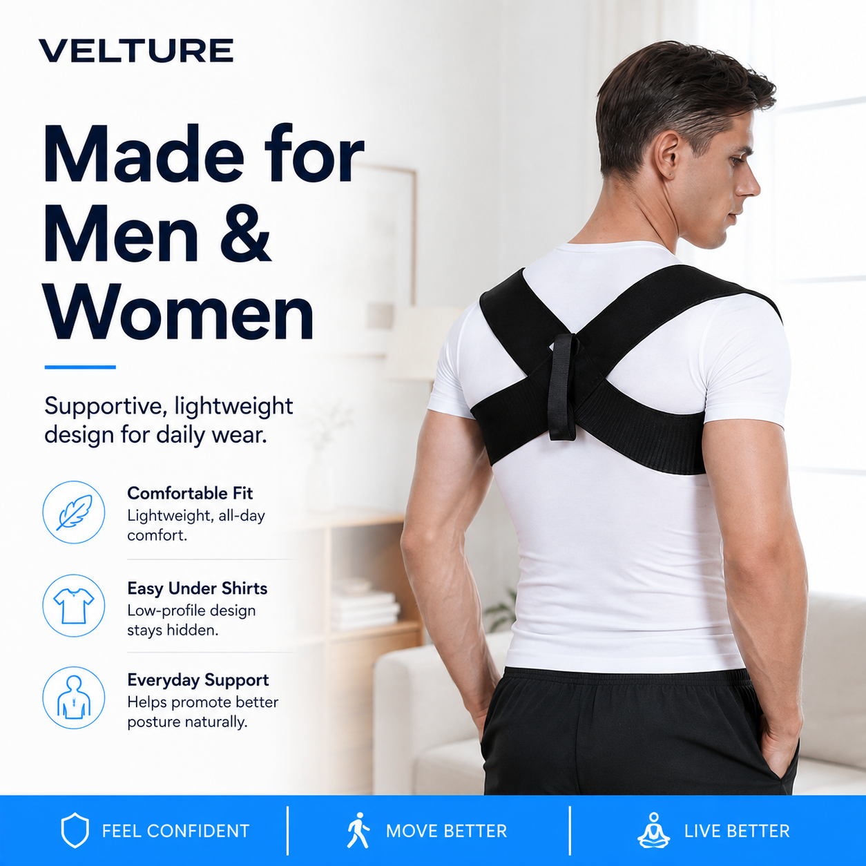 Velture Align™ Posture Support Strap