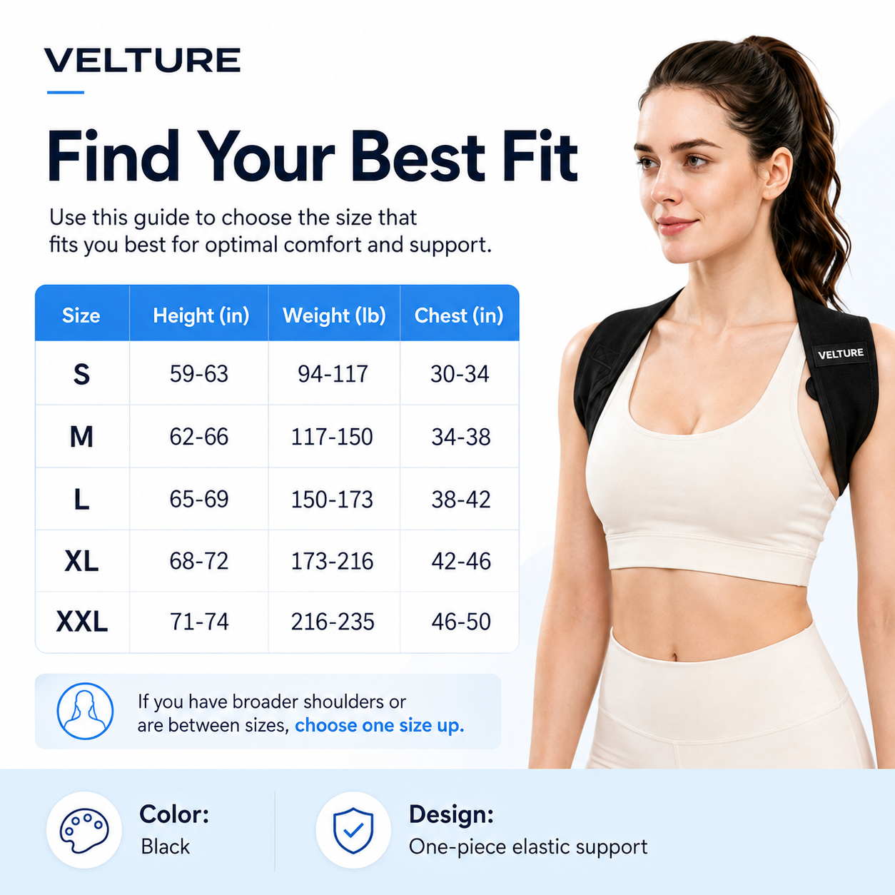 Velture Align™ Posture Support Strap